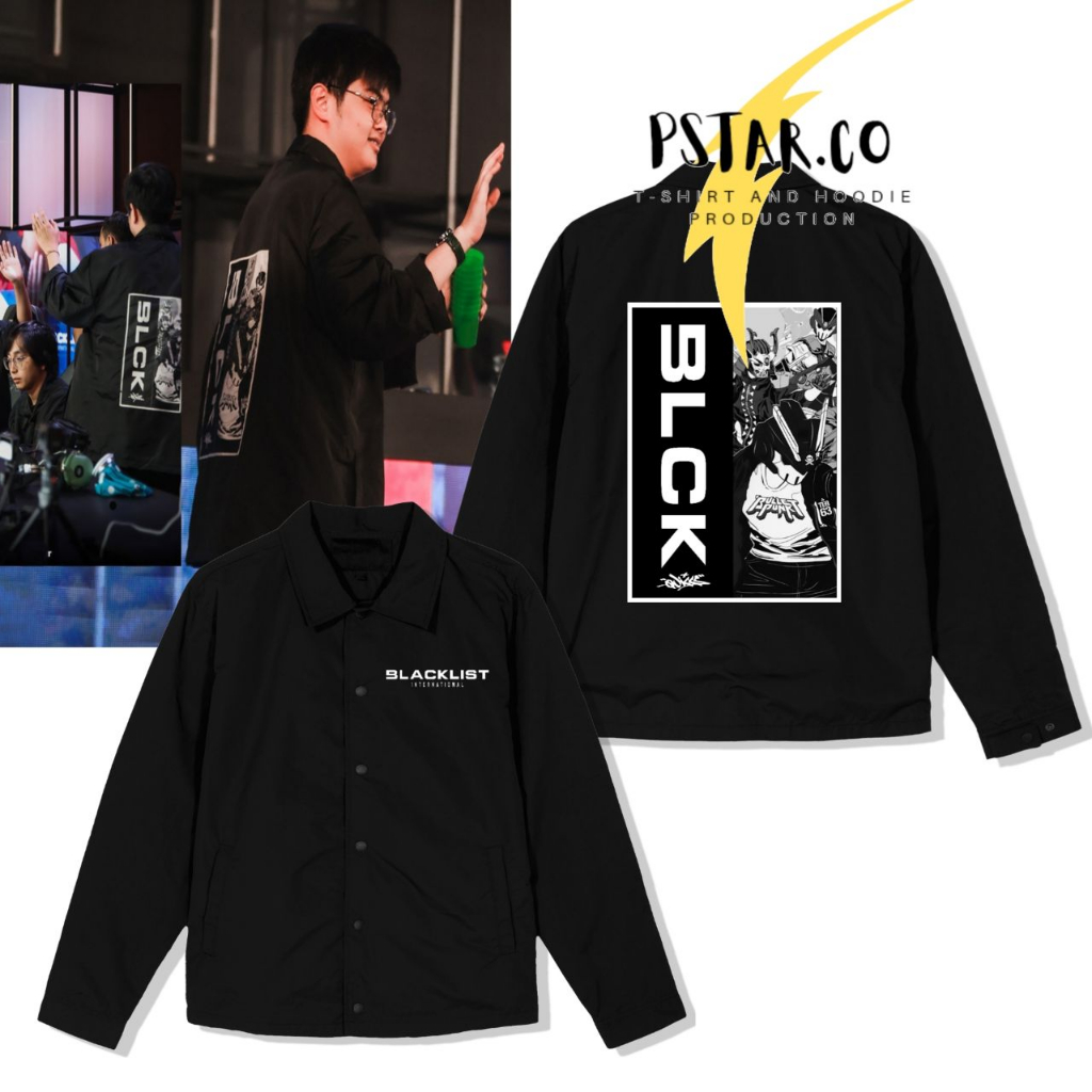 Jaket Coach Blacklist International MSC 2023 | The BLCK x QUICCS Mecha Coach Jacket