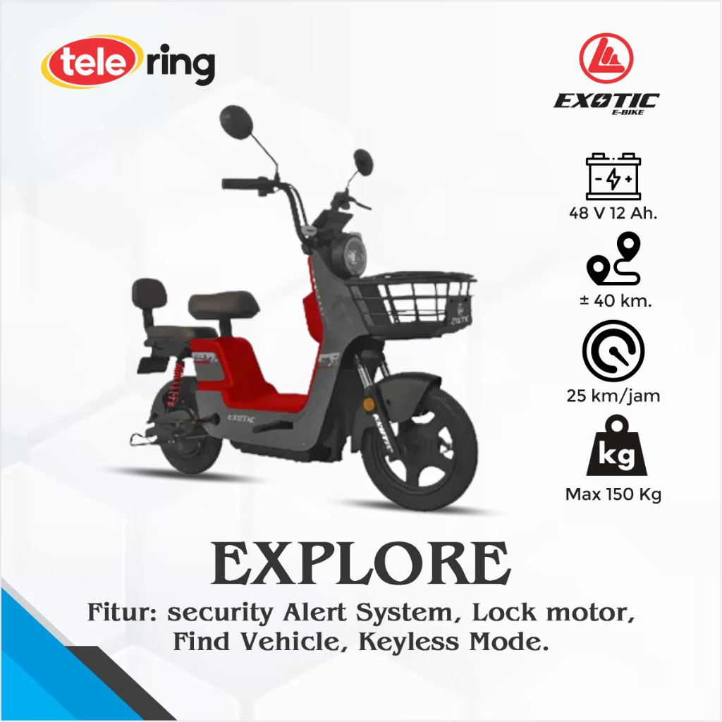SEPEDA LISTRIK EXOTIC EXPLORE