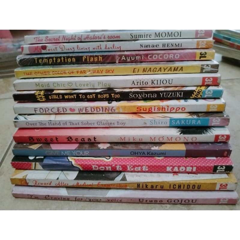 komik anime set / komik random set bekas