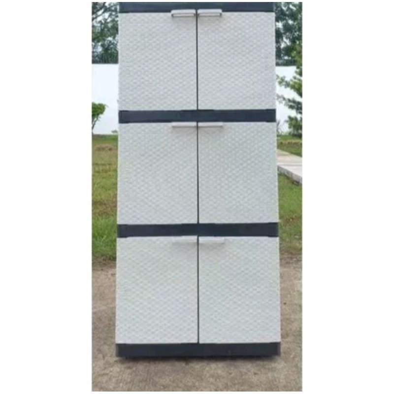 Lemari plastik akako mini susun 3 bllpin Akako