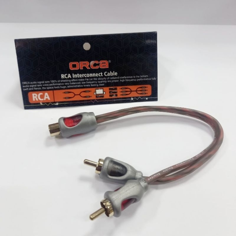 Kabel RCA Cabang ORCA / Kabel RCA Audio ORCA
