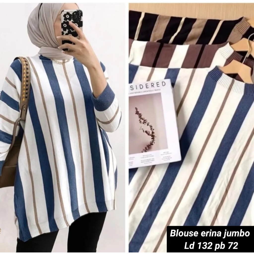 Blus rajut jumbo import
