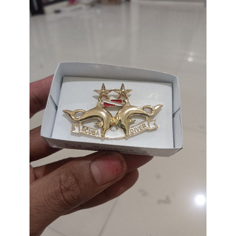 brevet wing pdh scuba diver bintang dua