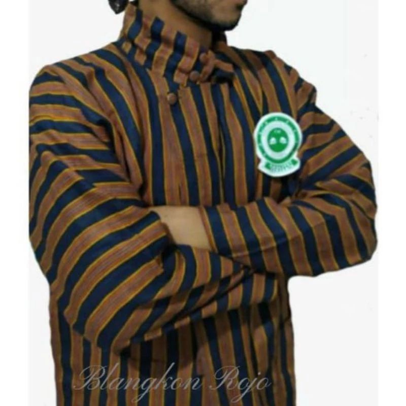 Surjan dewasa - baju pakaian Jawa - baju lurik bahan atbm