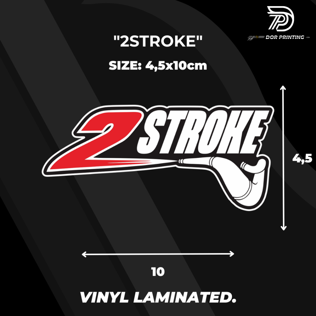 

STICKER/ 2STROKE VIRALL UNTUK PARA 2TAKK