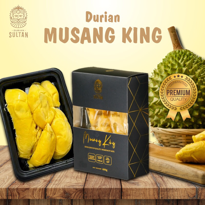 

Durian Musang King 400gr Asal Malaysia | Durian Sultan