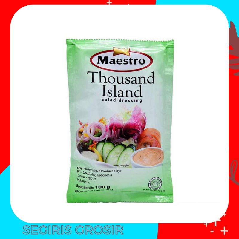 

Maestro Thousand Island Salad Dressing 100G