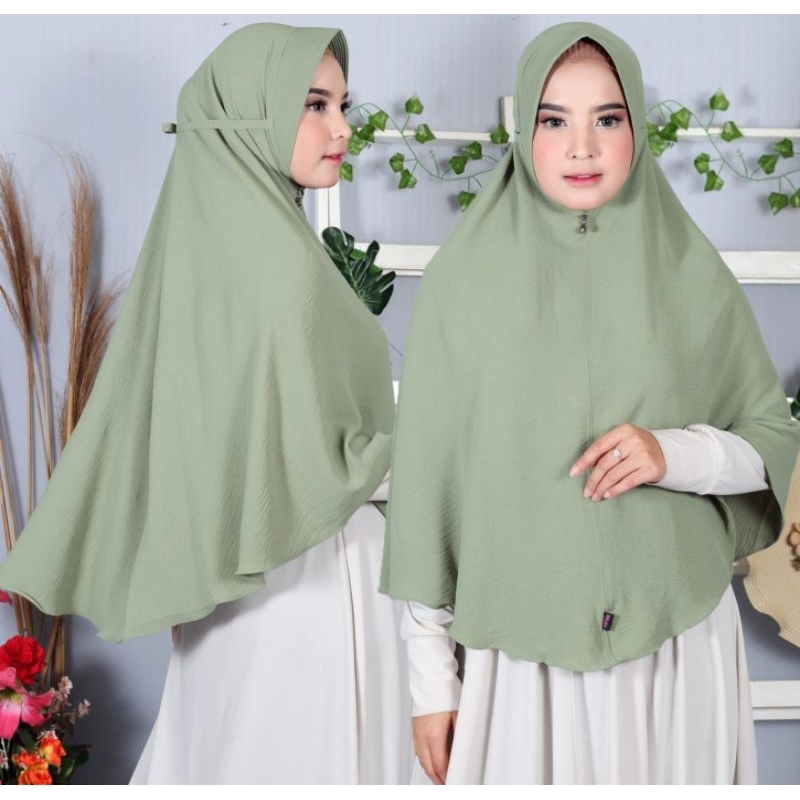 BERGO CRINKLE AIRFLOW XL PET/BERGO PET TALI/HIJAB INSTAN/JILBAB/KERUDUNG/HIJAB CRINKLE/BERGO PET/BER