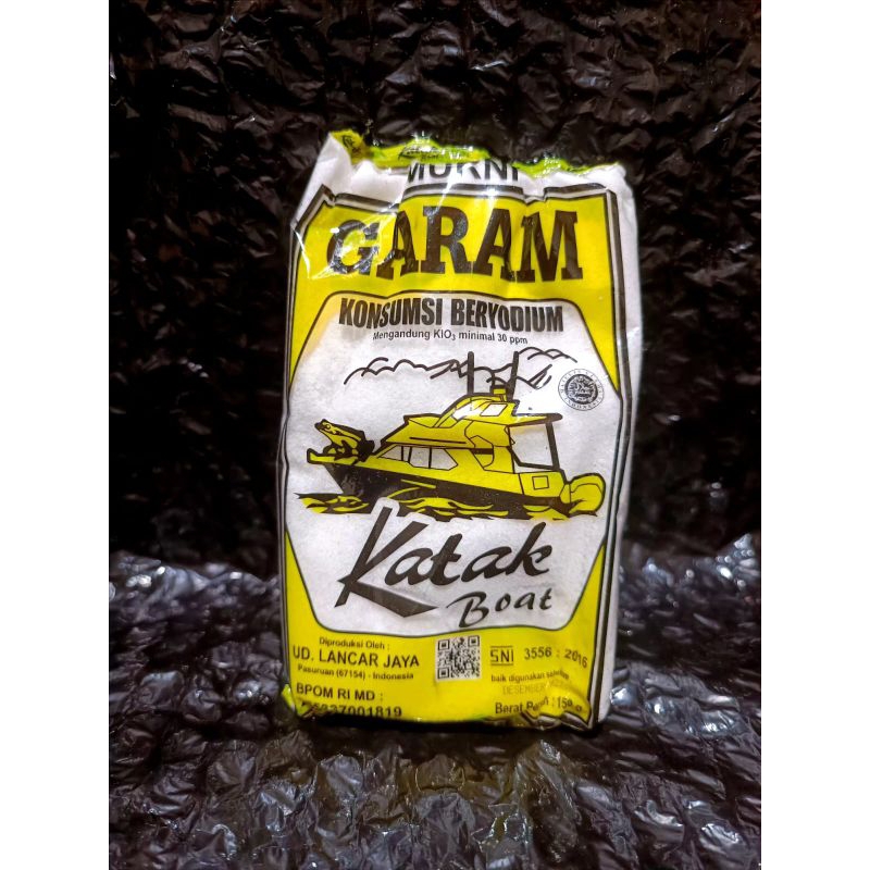 

Garam Katak Boat 150gr - Garam Meja - Garam Beryodium