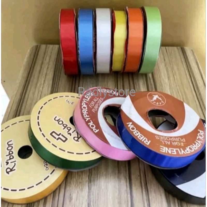 

Pita kado Ribbon 2,5 CM / kertas Cocok buat Sendaren Layangan