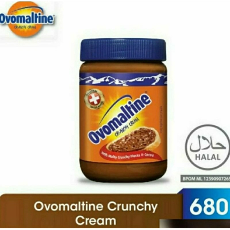 

Ovomaltine Crunchy Chocolate Cream 680gr Botol