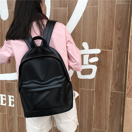 Tas Ransel Backpack Muat Laptop Sekolah Kuliah Traveling Kekinian Murah Bahan Kulit Sintetis Cewek Cowok Gaya Korean Style Kekinian Fashion Terbaru Pria Wanita Gratis Ongkir Bisa Cod PRISCILLA