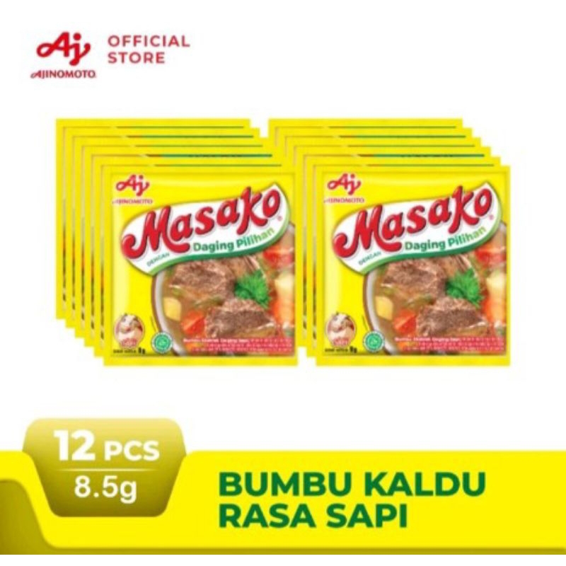 

masako renceng 12 bungkus rasa daging & ayam