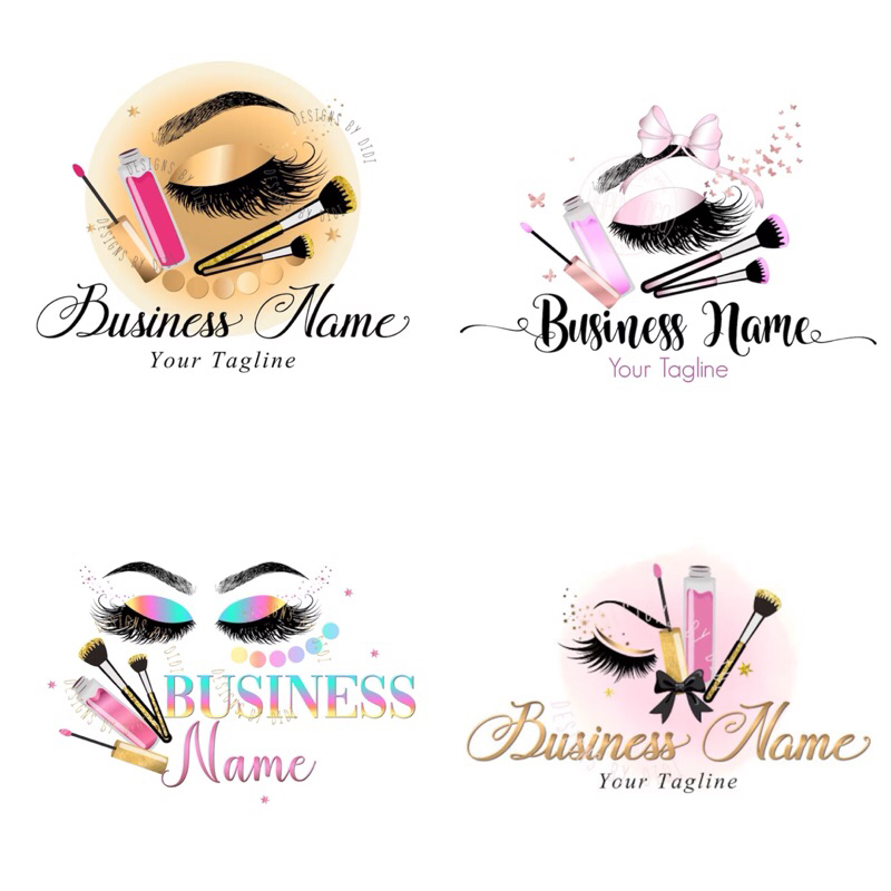 (DRAN KABA EYELASH) JASA BIKIN DESAIN LOGO OLSHOP BISNIS SIMPLE