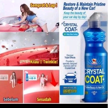 Bullsone First Class Crystal Coat + Kain Microfibre Pelindung Cat Mobil Membuat Kilau Tahan Lama