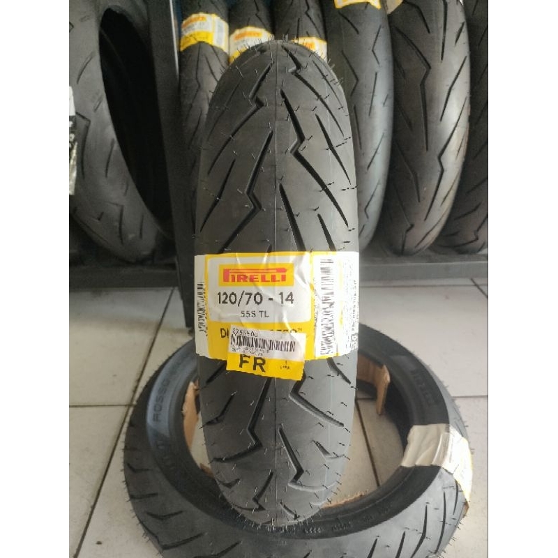 BAN PIRELLI DIABLO ROSSO SCOOTER 120/70 -14 COCOK UNTUK PCX,VARIO160,AEROX