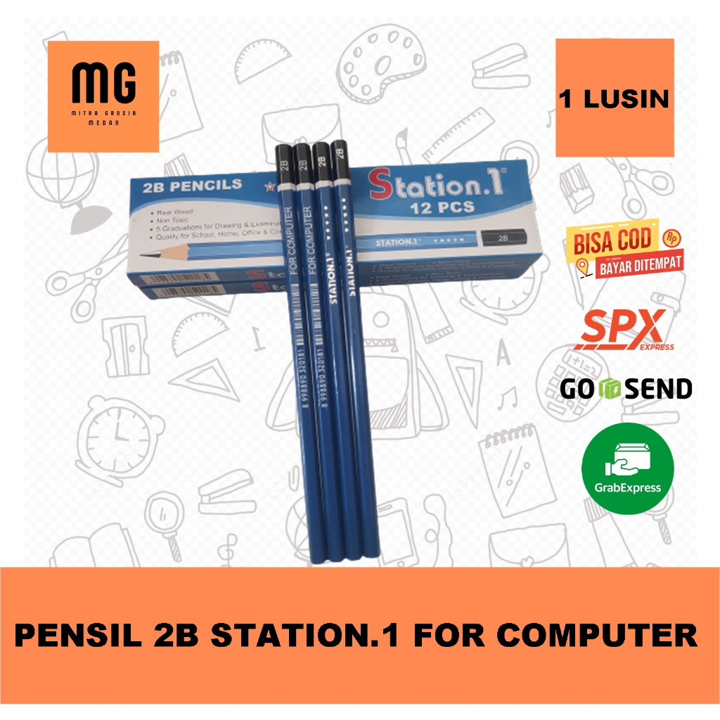 

Pensil 2B Station 1 Biru Harga Perlusin