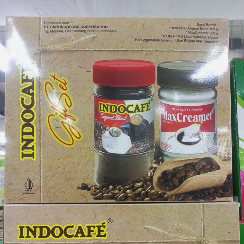 

INDOCAFE GIFT SET ORIGINAL BLEND 100GR DAN MAX CREAMER 200Gr