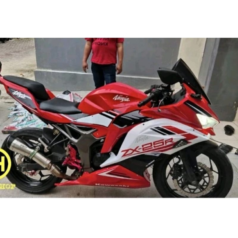 Full Fairing Full Body Model ZX25R pemasangan untuk Byson Vixion New Old