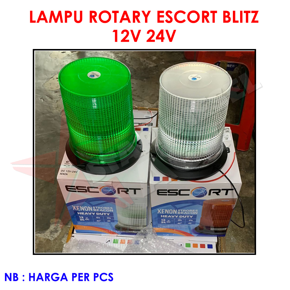 XENON ROTARY ESCORT LAMPU ROTARY ESCORT BLITZ 12V 24V