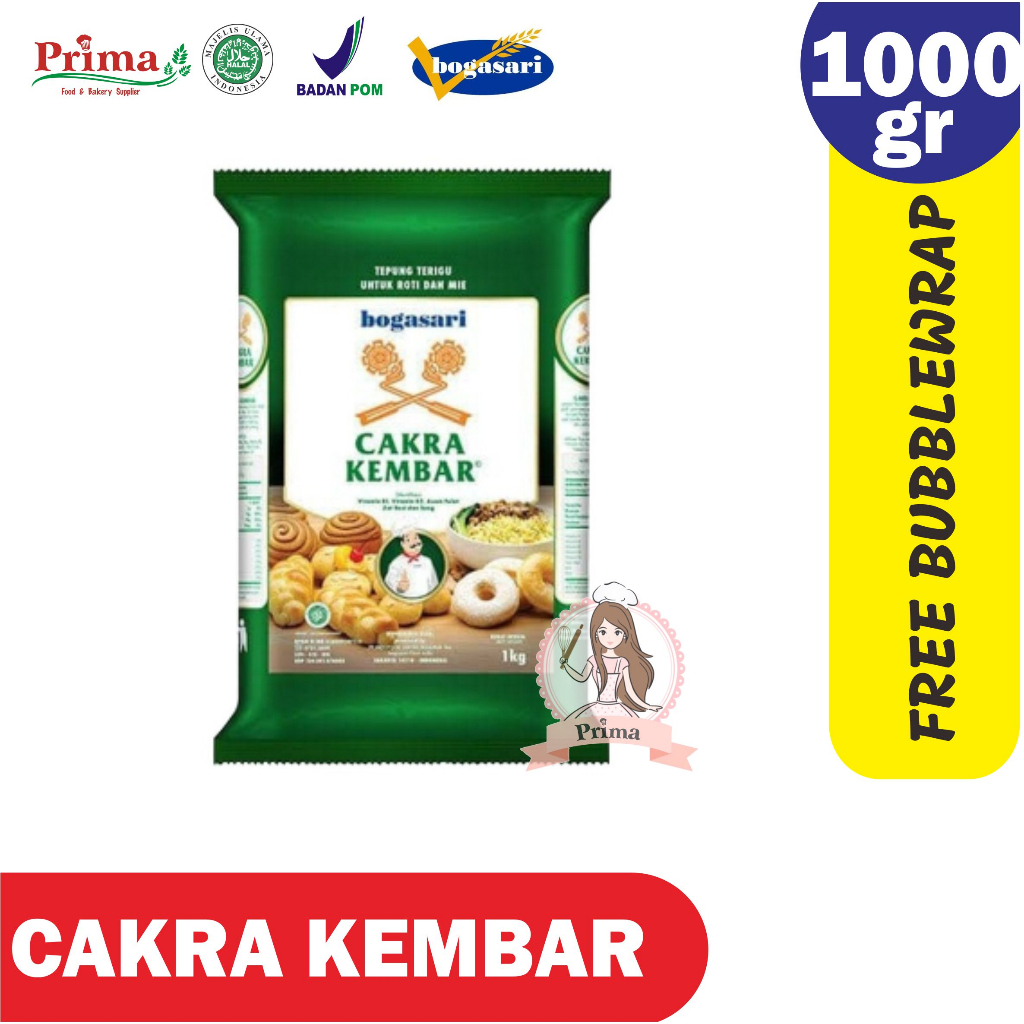 

Bogasari cakra kembar 1 kg