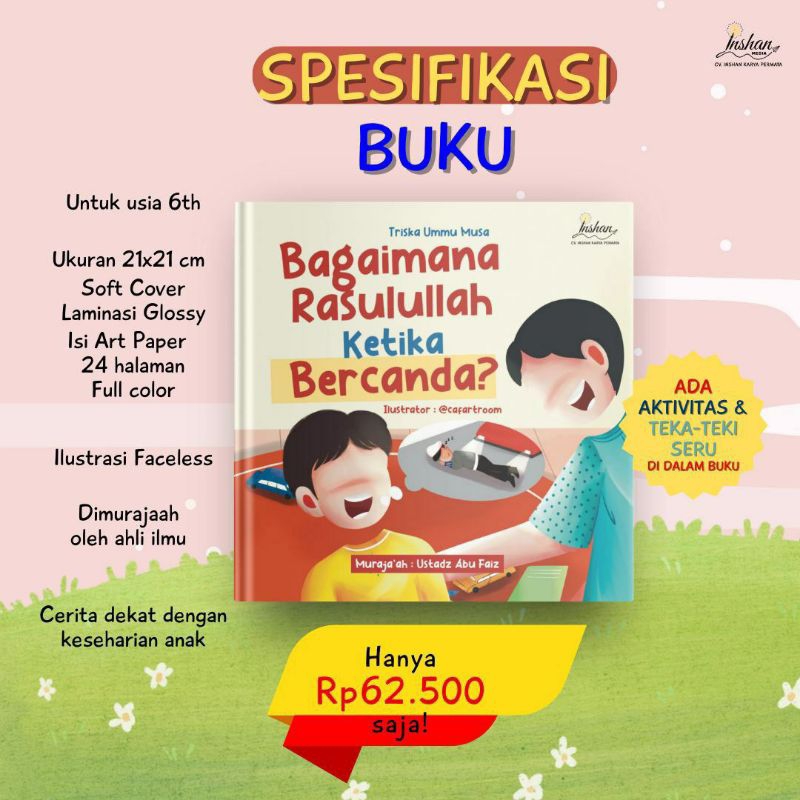 Buku Cerita Anak Muslim | Bagaimana Rasulullah Ketika Bercanda