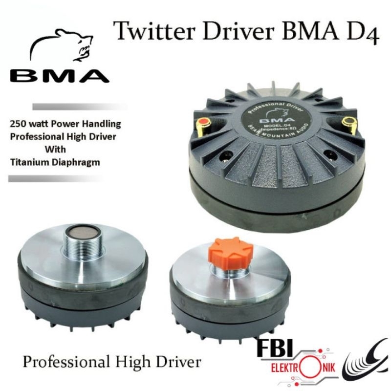 Driver tweeter BMA D4