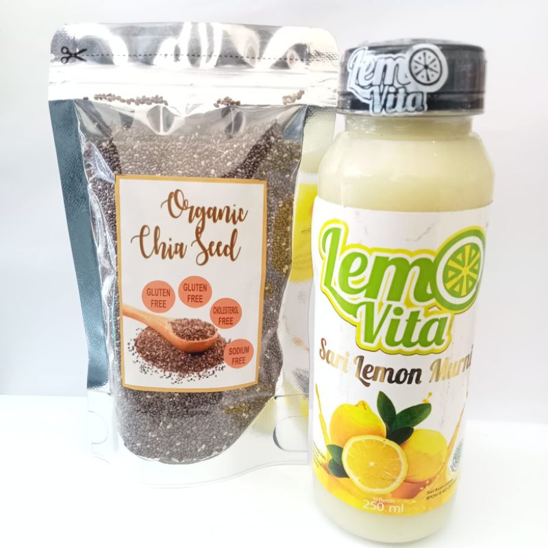 	 PAKET BEST DETOX CHIASEED 100gr+LEMOVITA 250ml	