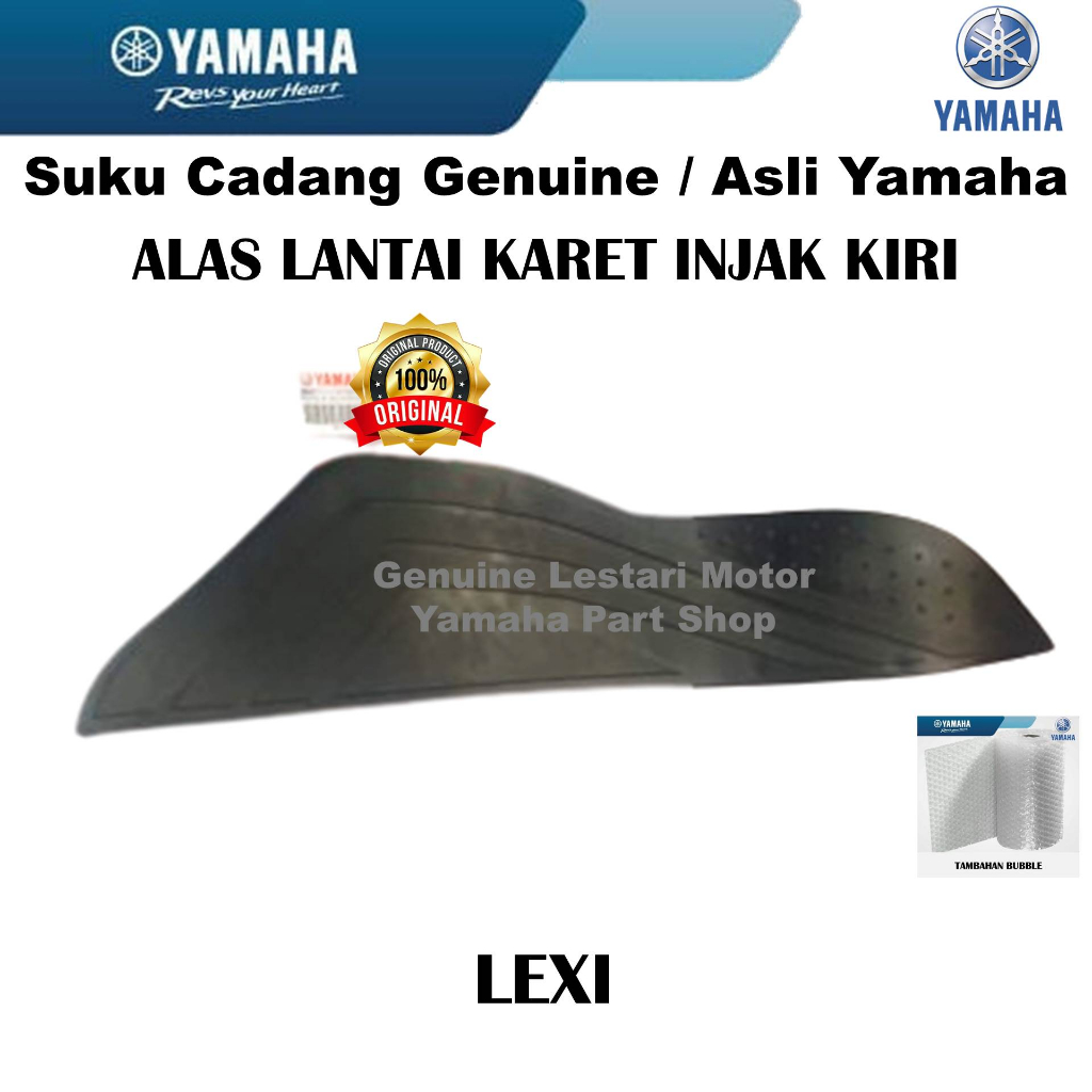 Alas Lantai Karet Pijakan Injak Injakan Kiri Lexi Asli Yamaha Surabaya