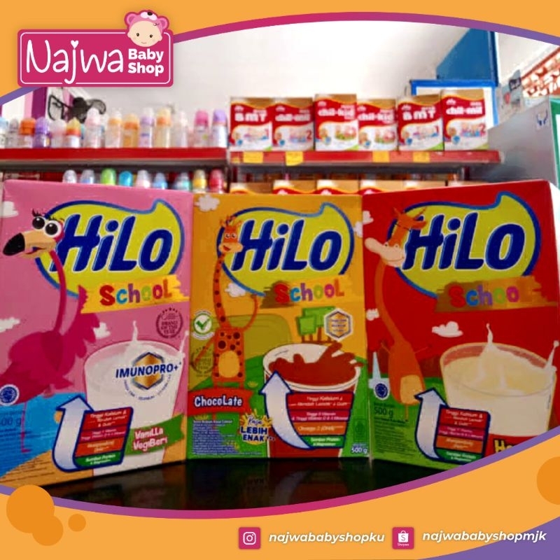 

Hilo School 500gr Susu Tinggi Kalsium