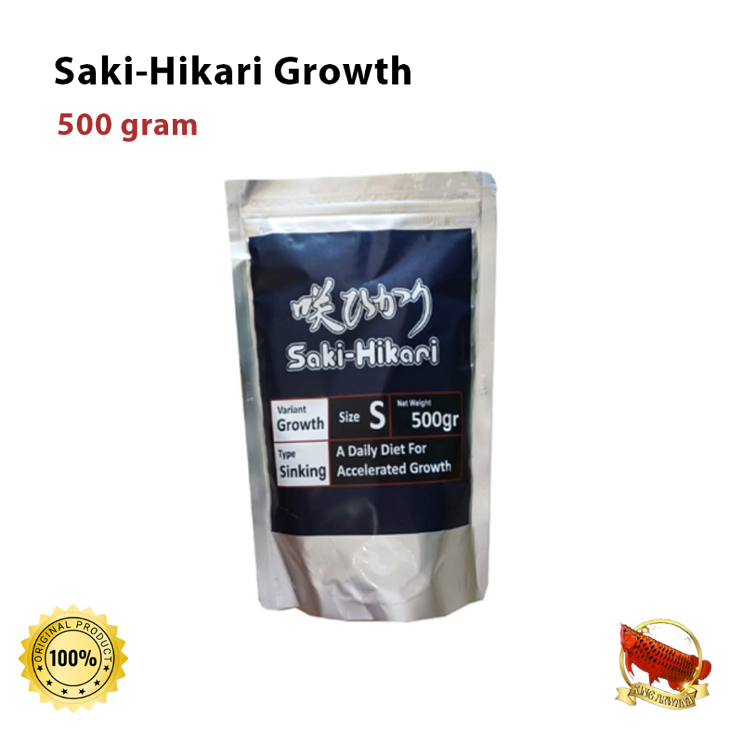 Pelet Ikan Saki Hikari Growth 500 gr Type Sinking