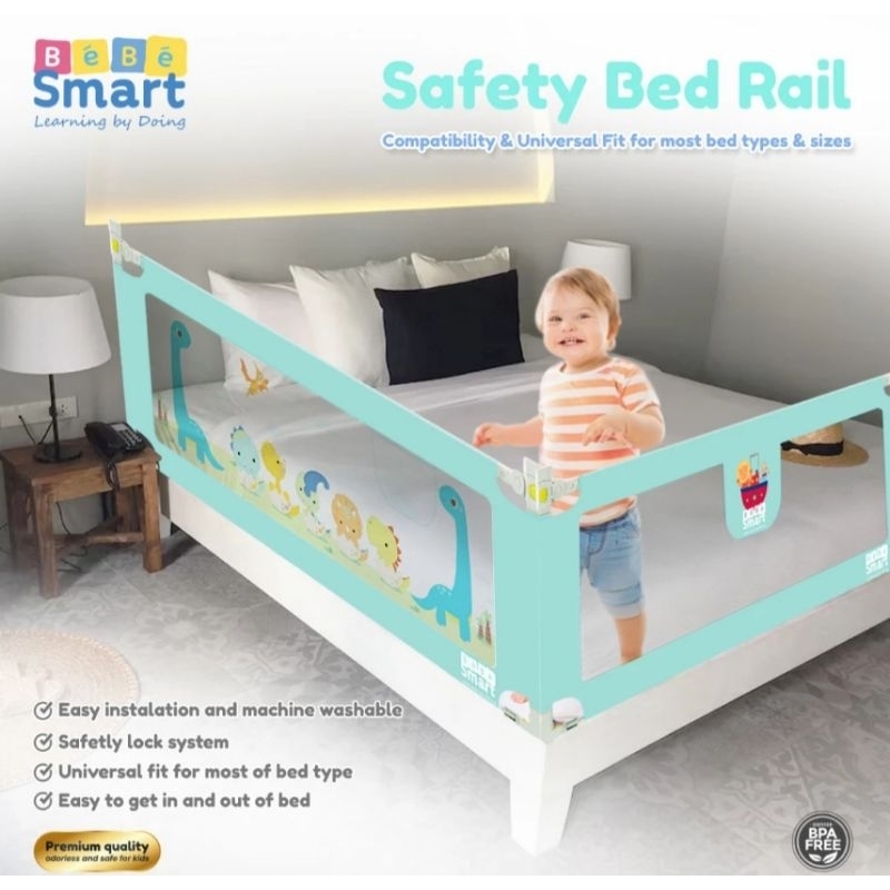 PEMBATAS / PENGAMAN RANJANG BAYI - BABY BED RAIL BAY BEBE SMART