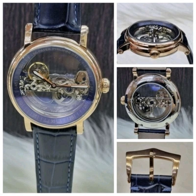 JAM TANGAN PRIA PP TRANSPARAN AUTOMATIC