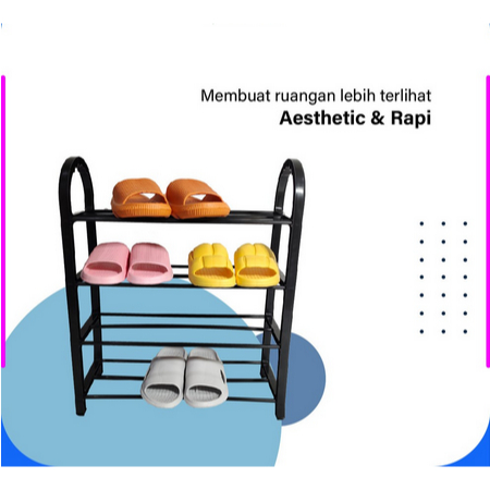 Lemari Sepatu Rak Sepatu Susun Rak Sepatu Plastik