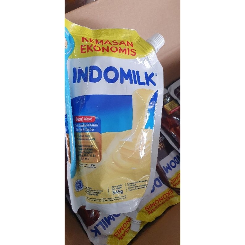 

Indomilk susu kental manis kemasan Pouch/Refill 545g