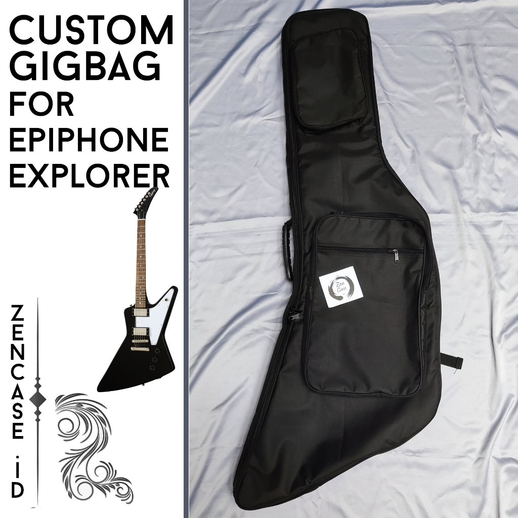 Custom Gigbag Tas Gitar Elektrik Epiphone Explorer