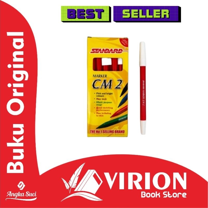 

SPIDOL STANDARD CM2 - MERAH - HITAM - BIRU