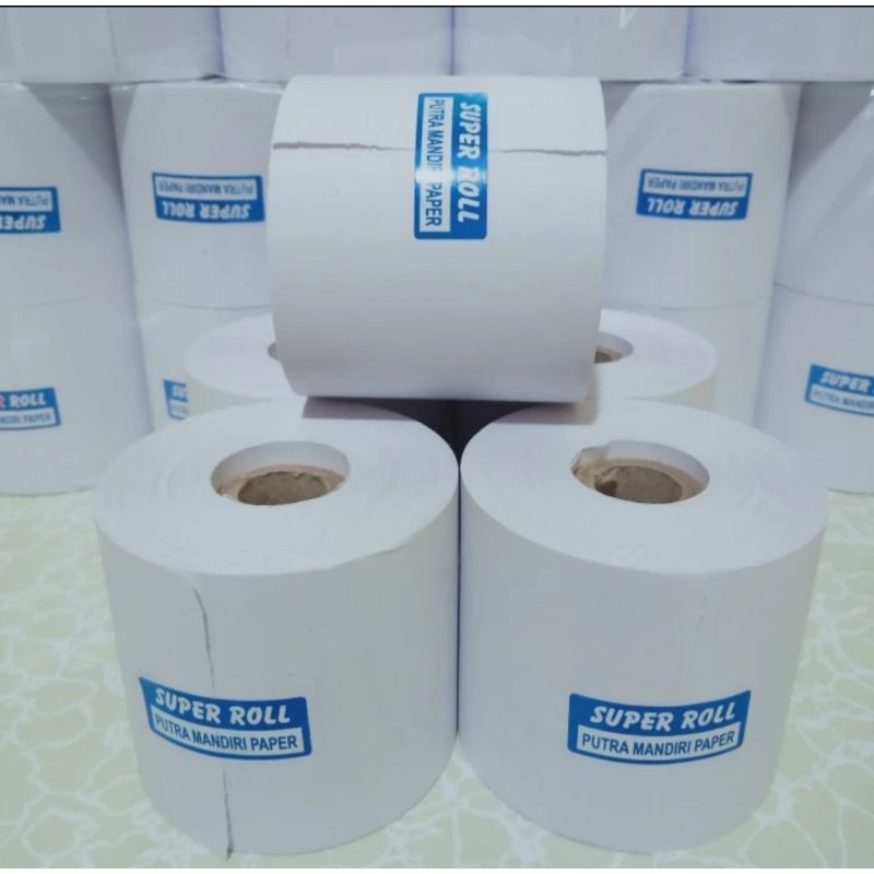 

Kertas Kasir HVS Ukuran 58x65 mm/ Struk Kasir HVS 1PLY Harga 10 pcs