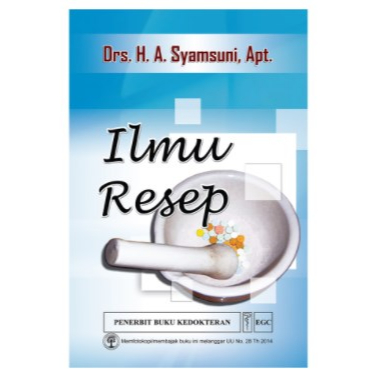 

Ilmu Resep/Buku kedokteran/Original