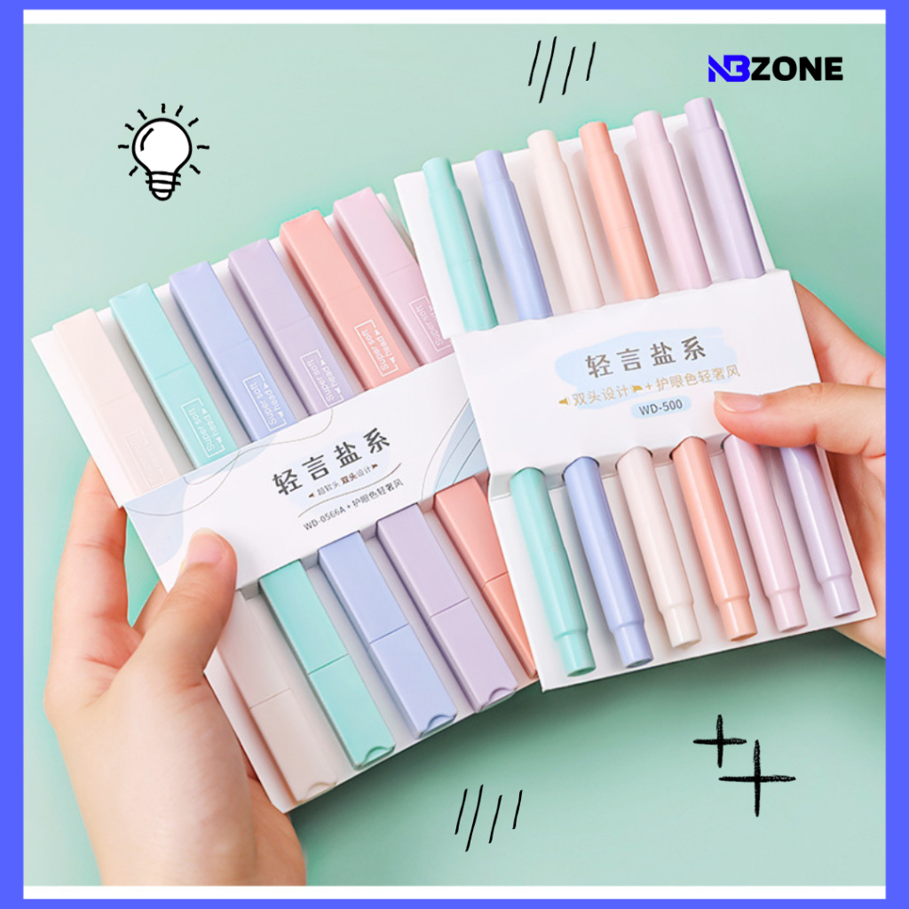 

STABILO KOTAK HIGHLIGHTER 6 WARNA PASTEL - PENA BULAT HIGHLIGHTER DUA SISI STABILO MEWARNAI STABILO WARNA DOUBLE TIP