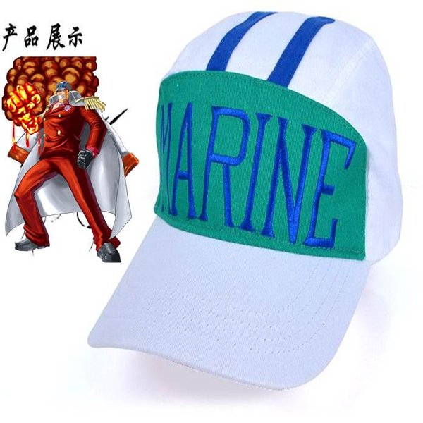 [QTakasi] topi marine one piece anime cosplay