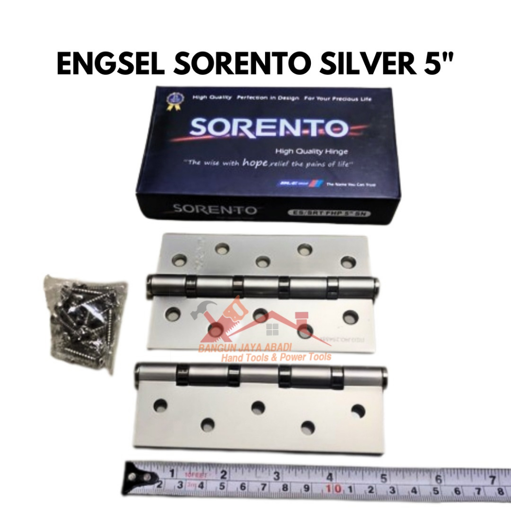 Engsel Sorento 5" inch Jendela Pintu Tebal Bagus Kuat | SRT Bellucci BJA