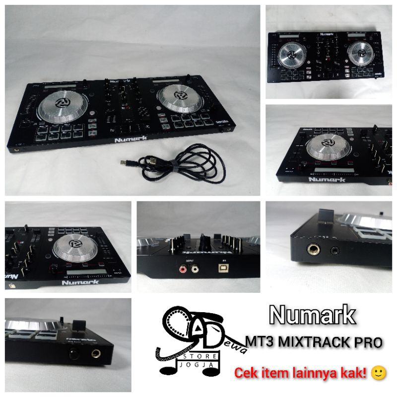 NUMARK MT3 PRO DJ CONTROLLER MIXTRACK 3 MIX TRACK ALAT CONTROLER