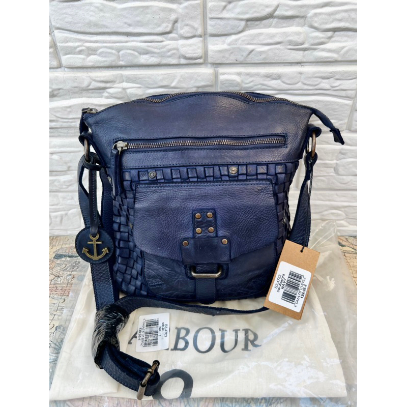 Harbour2nd Aurora midnight navy bag/tas preloved