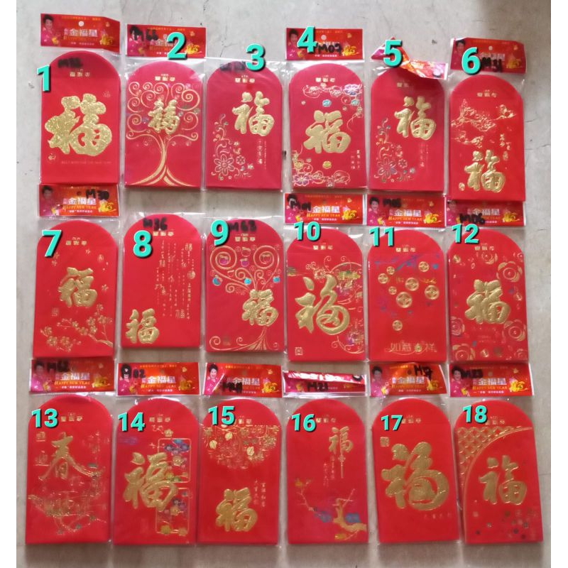

Angpau imlek fuk / Amplop sincia fook