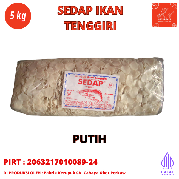 

Kerupuk SEDAP - Kerupuk ikan tenggiri putih