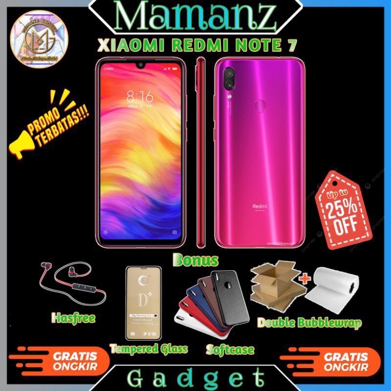 Xiaomi Redmi Note 7 4/64Gb ex Resmi murah