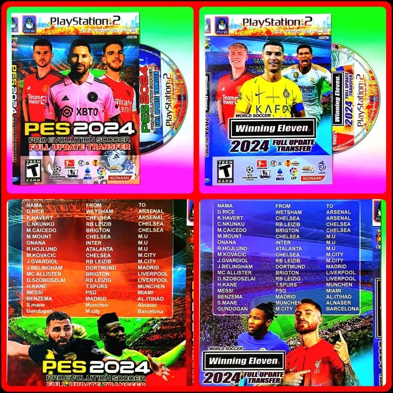 Kaset Game Ps2 Winning Eleven 2024 -Kaset Game Bola Ps2 PES 2024