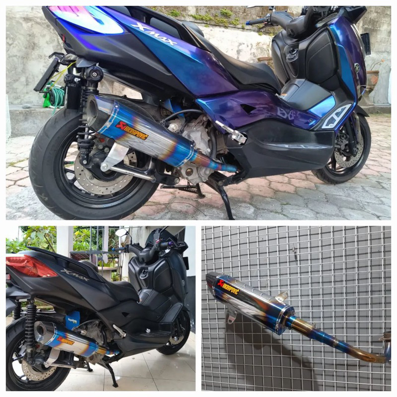 Knalpot AKRAPOVIC Yamaha XMAX Full System PNP