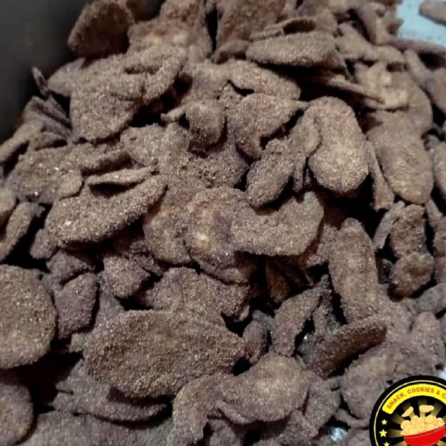 250gr Kripik Pisang Kepok Khas Lampung Bubuk Coklat